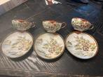3 setjes handgeschilderde japanse schoteltje, Antiek en Kunst, Antiek | Servies compleet, Ophalen of Verzenden