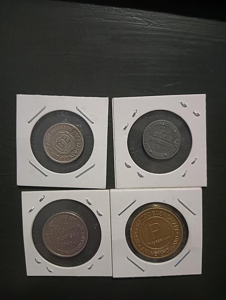 Token 4 tokens BP, Burgers zoo , zie fotos, Ophalen of Verzenden, Buitenland, Munten