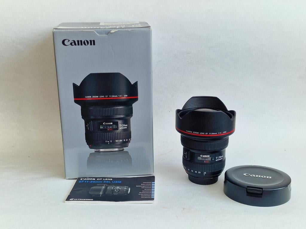 canon ef 11–24mm f4l usm in nieuwstaat, Ophalen of Verzenden, Zo goed als nieuw, Groothoeklens, Zoom