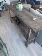 Robuuste landelijke sidetable - TV meubel 140x38x70 cm, Ophalen, 25 tot 50 cm, Rechthoekig