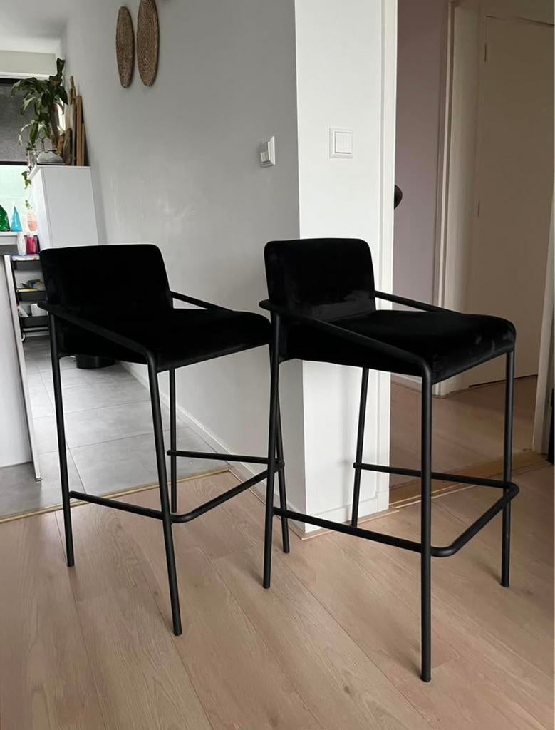 Dimehouse Barkrukken - Set van 2, Ophalen, Met voetsteun, Zo goed als nieuw, 90 cm of meer