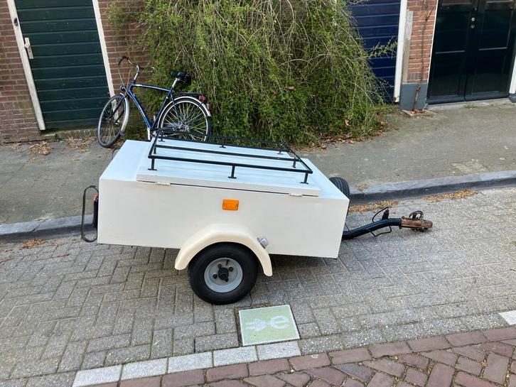 Aanhanger voor bagage, achter oldtimer of motor, Auto diversen, Aanhangers en Bagagewagens, Gebruikt, Ophalen