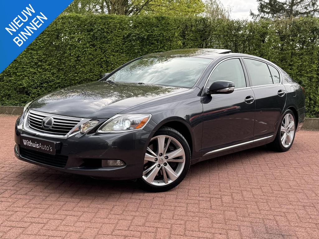 Lexus GS 450h President Adaptieve Cruise Controle Stoelkoeli, Achterwielaandrijving, Leder, Bedrijf, Hybride Elektrisch/Benzine