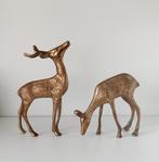 Vintage messing hertjes, Ophalen of Verzenden