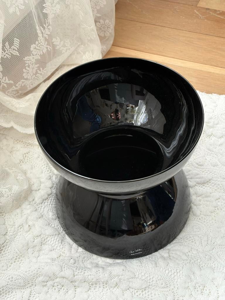 IKEA Stockholm Diabolo vaas - Design Anne Nilsson, Huis en Inrichting, Woonaccessoires | Vazen, Gebruikt, Zwart, Minder dan 50 cm