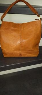 DE ROOY AMSTERDAM LEREN HANDTAS, Ophalen of Verzenden, Gebruikt, Overige kleuren, Handtas