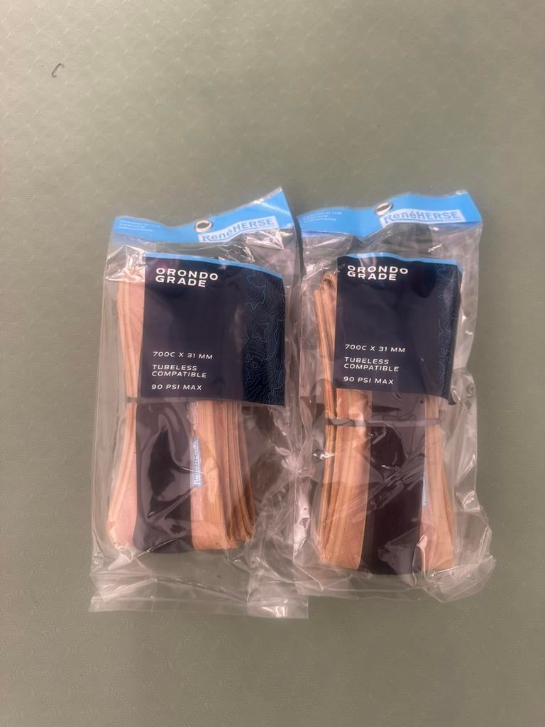 2x Rene Herse Orondo Grade 700x31 nieuw banden, Fietsen en Brommers, Ophalen, Nieuw