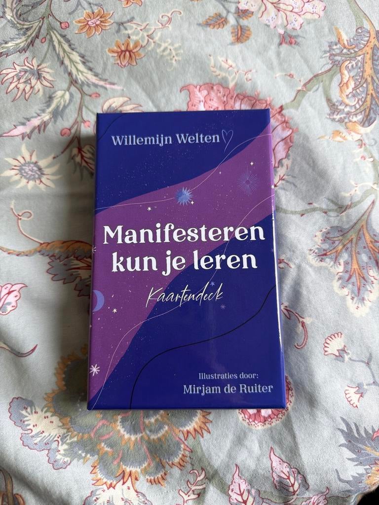 Kaartendeck Manifesteren kun je leren - Willemijn Welten, Verzenden, Zo goed als nieuw, Spiritualiteit algemeen, Overige typen