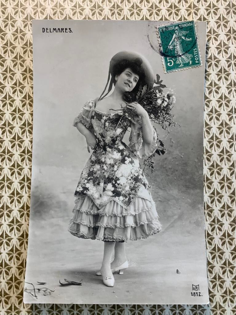 1908 Actrice, Ophalen of Verzenden, Voor 1920, Gelopen, Overige thema's