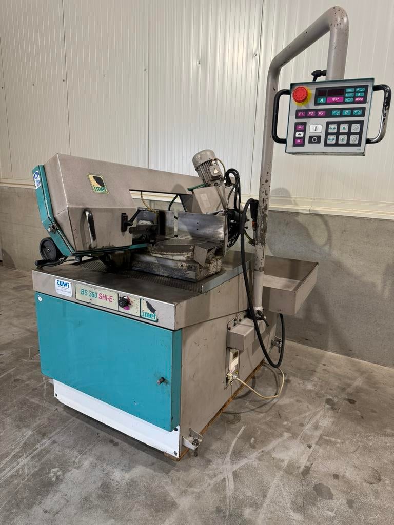 IMET BS 350 SHI-E PLUS bandzaagmachine, Ophalen, 70 mm of meer, Zo goed als nieuw, Lintzaag
