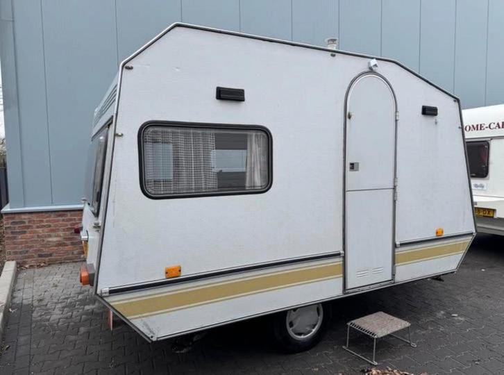 Vintage Caravan Chateau 364, Caravans en Kamperen, Caravans, Particulier, tot en met 4, 500 - 750 kg, Treinzit, Chateau, Dwarsbed