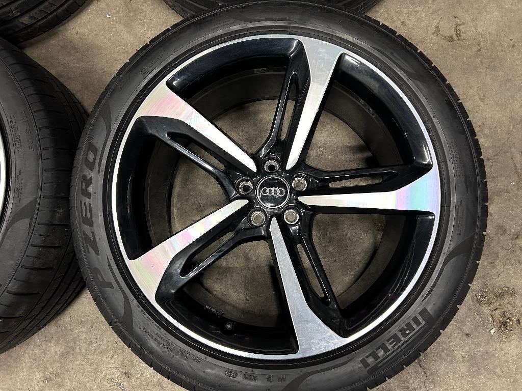 21 inch originele RS velgen + zomerbanden Audi Q7, Audi, Gebruikt, 285 mm, Banden en Velgen