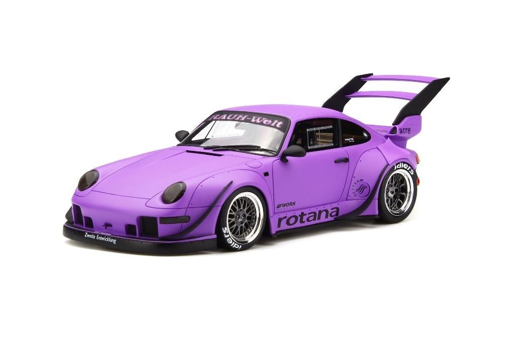 GT spirit GT737 Porsche 993 RWB Rotana Paars, Hobby en Vrije tijd, Modelauto's | 1:18, Ophalen of Verzenden, Nieuw, Auto, Overige merken