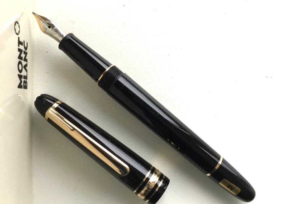 Montblanc Meisterstück Claassique 145 Vulpen met Medium punt, Ophalen of Verzenden, Zo goed als nieuw, Vulpen, Mont Blanc