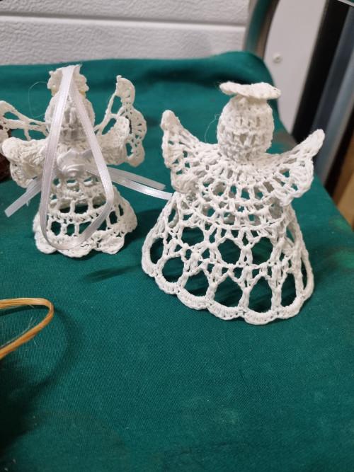 engeltjes gehaakt vintage 2x, Ophalen of Verzenden, 'T Olde Gre-j, Info@toldegrej.nl, Endepoelstraat 20f Didam