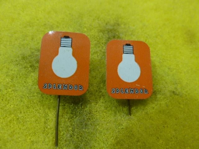 Speldjes 2 x Splendor lampen, Ophalen of Verzenden, Zo goed als nieuw, Overige onderwerpen
