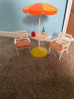 Sindy barbie garden furniture tuinset, Verzamelen, Ophalen of Verzenden, Gebruikt, Decoratie