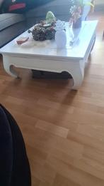 Opiumtafel wit geverfd 90x90, Ophalen, Gebruikt, 50 tot 100 cm, Minder dan 50 cm