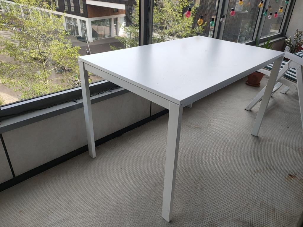 Ikea tafel wit 125x75 cm Melltorp, Huis en Inrichting, Tafels | Eettafels, Ophalen