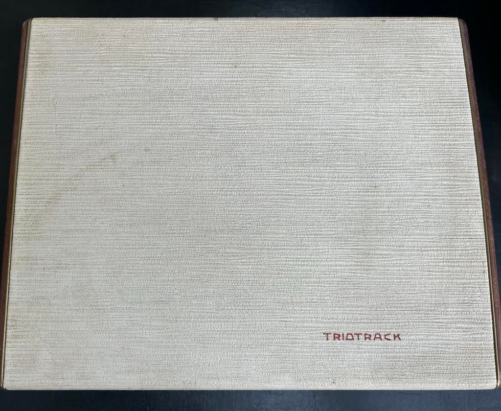 TRIOTRACK draagbare antieke grammofoon, Audio, Tv en Foto, Platenspelers, Ophalen, Gebruikt, Platenspeler, Overige merken