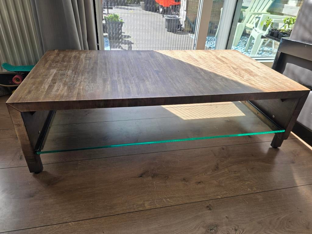 Salontafel Henders & Hazel, Ophalen, Gebruikt, 100 tot 150 cm, Glas