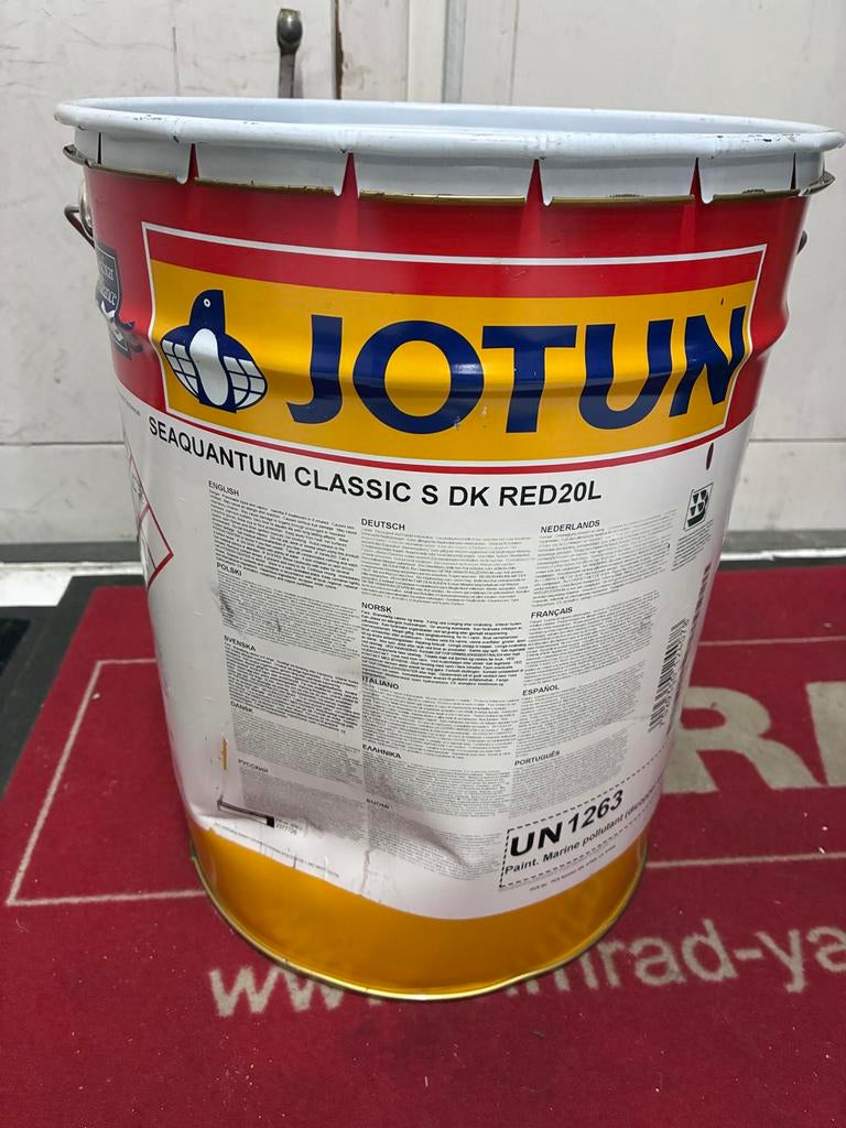Jotun Seaquantum Classic S DK Red 20L, Ophalen, Gebruikt, Verven