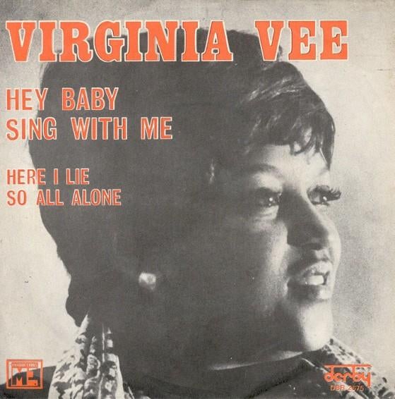 Ruil/koop Virginia Vee "Hey Baby Sing With Me" (1974), Gebruikt, 7 inch, Single, Ophalen of Verzenden