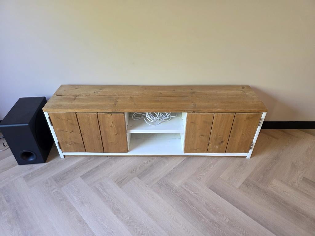 TV Meubel, Ophalen, 150 tot 200 cm, Zo goed als nieuw, Minder dan 100 cm