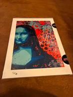 Mona Lisa Streetart -2025 - Gelimiteerde Editie - Textured, Ophalen of Verzenden
