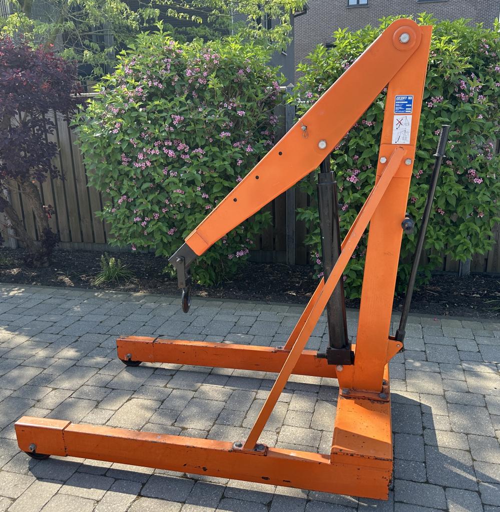 Motortakel werkplaatskraan giraffe OMCN, Gebruikt, Niet ingevuld, Niet ingevuld, Ophalen