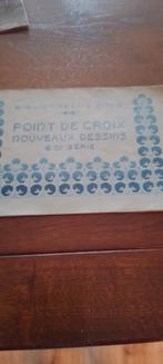 Oud borduur boek point de crox, Hobby en Vrije tijd, Ophalen of Verzenden, Patroon