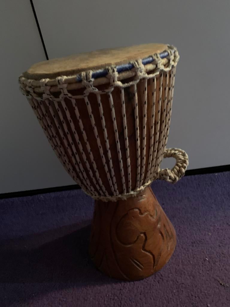 Djembe, Muziek en Instrumenten, Percussie, Ophalen, Zo goed als nieuw, Trommel