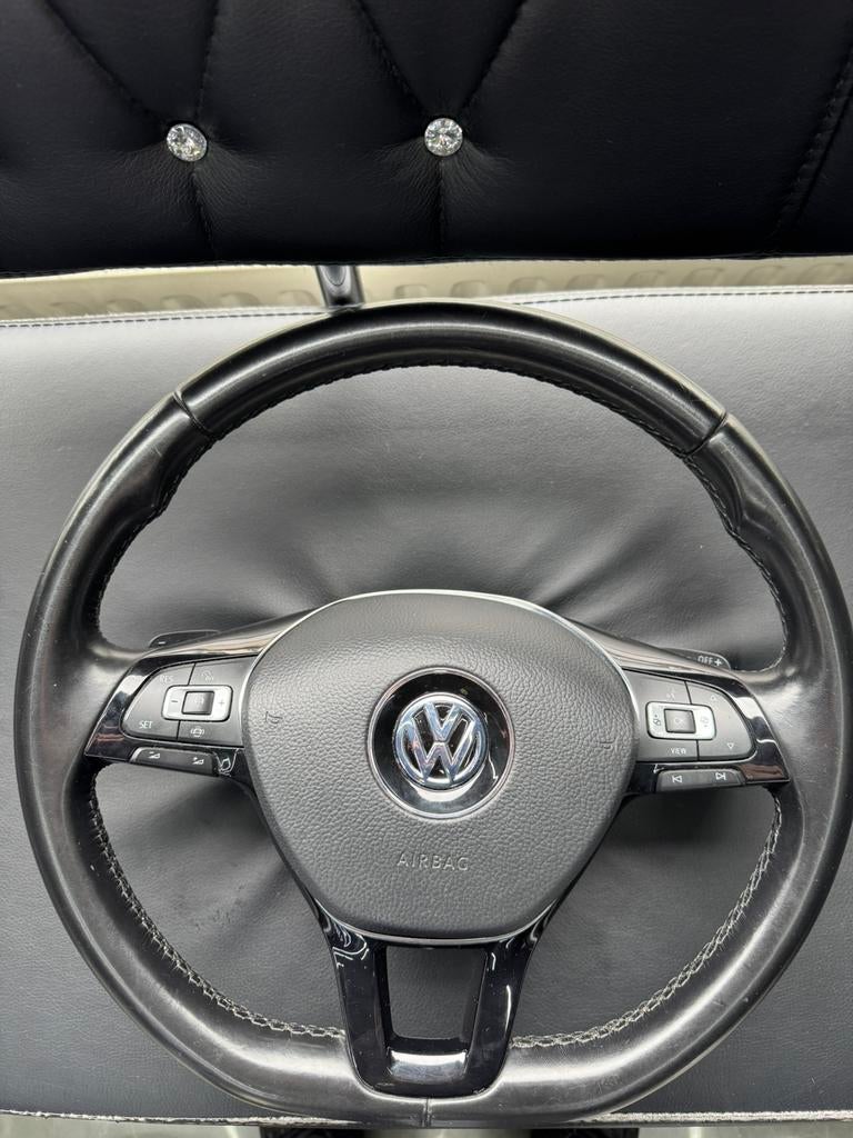 VW Golf/Tiguan/Passat/Polo Stuur met Flippers + Airbag, Ophalen of Verzenden, Nieuw, Volkswagen