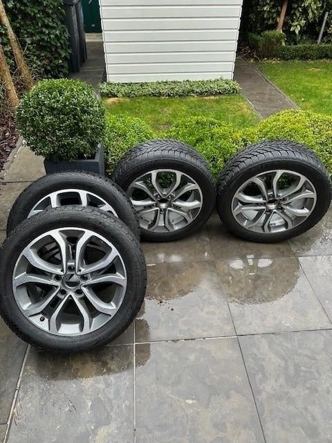 Velgen met winterbanden te koop, Ophalen, Gebruikt, Velg(en), 17 inch