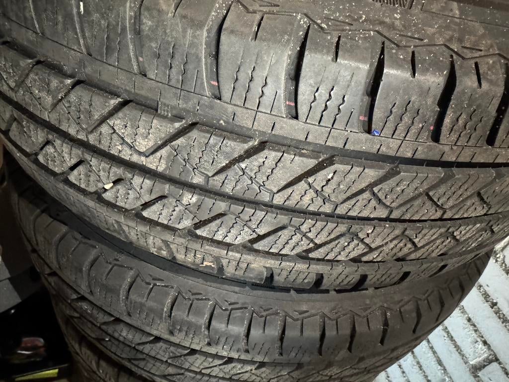 4x Goodyear banden z.g.a.n. – origineel Ford transit custom, Ophalen, 16 inch, All Season, Band(en)