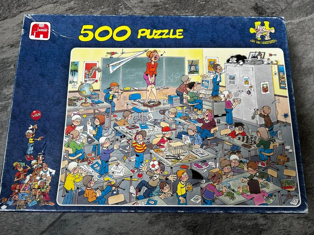 Vang de muis? Jan van Haasteren 500 stukjes, Ophalen, 500 t/m 1500 stukjes, Zo goed als nieuw