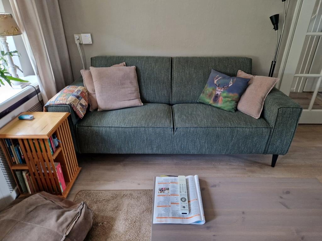 Comfortabele bank en fauteuil - Zo goed als nieuw, Ophalen, 150 tot 200 cm, Tweepersoons, 75 tot 100 cm