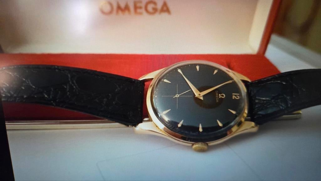 Massief 18K/750 Gouden Herenhorloge., Sieraden, Tassen en Uiterlijk, Horloges | Heren, Ophalen of Verzenden, Zo goed als nieuw