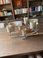 Colmore zilverkleurige tak kaarsenhouder, Ophalen, Gebruikt, Grijs, Kandelaar