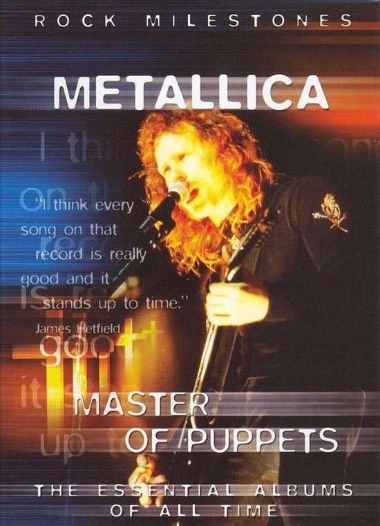 Metallica Master of Puppets: Rock Milestones  DVD Nieuw, Alle leeftijden, Ophalen of Verzenden, Nieuw in verpakking, Muziek en Concerten
