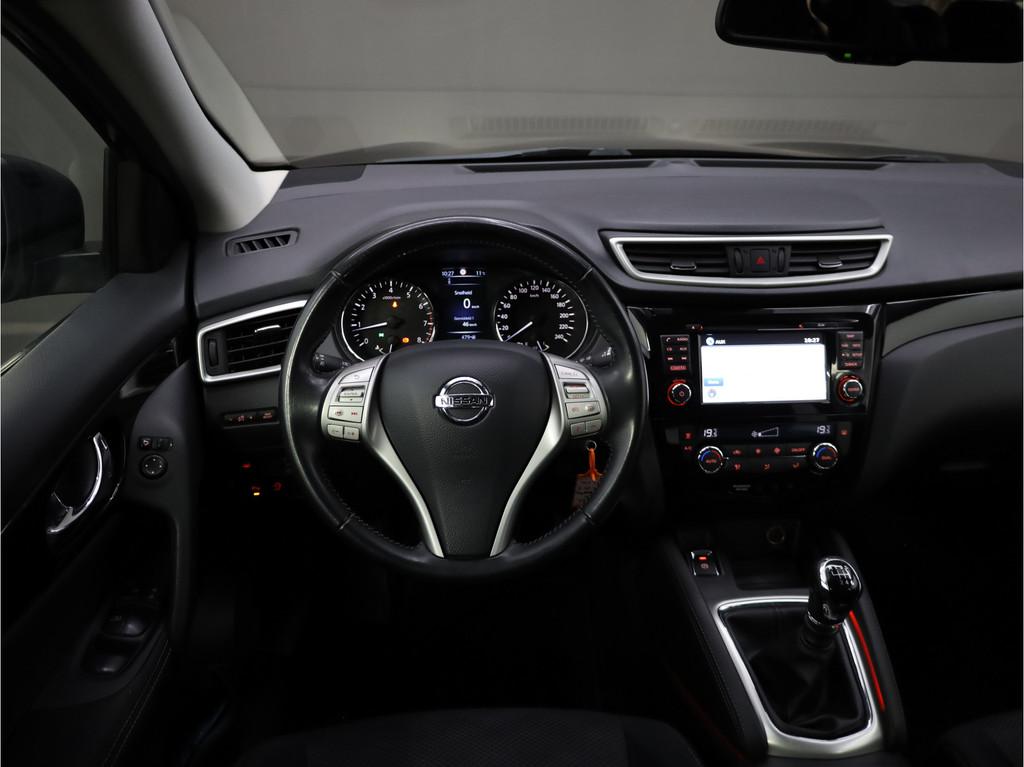 Nissan QASHQAI 1.2 Acenta Connect | Navigatie | Trekhaak | S, Auto's, Nissan, Voorwielaandrijving, Stof, Gebruikt, 116 pk