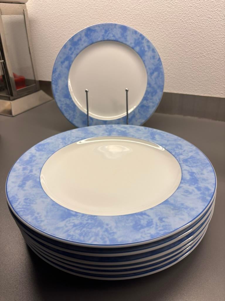Grote borden arzberg blauw wit, Ophalen of Verzenden, Zo goed als nieuw, Bord(en), Overige stijlen