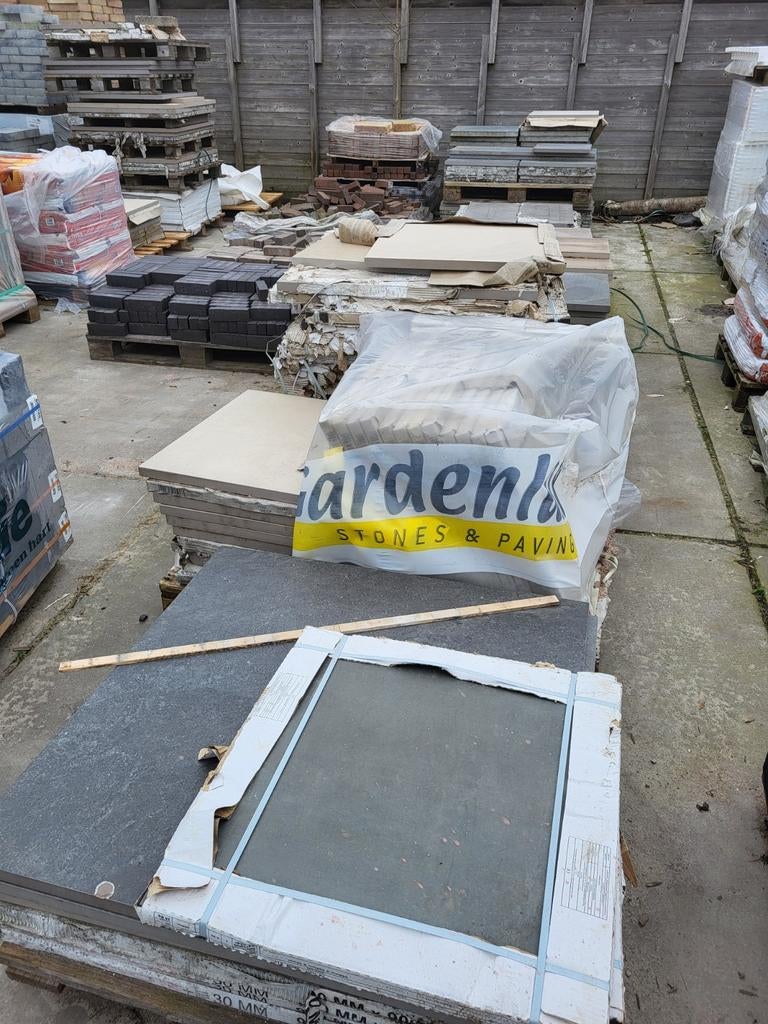 Restpartij keramische tegels - ca 95m2, Ophalen of Verzenden, Bakstenen