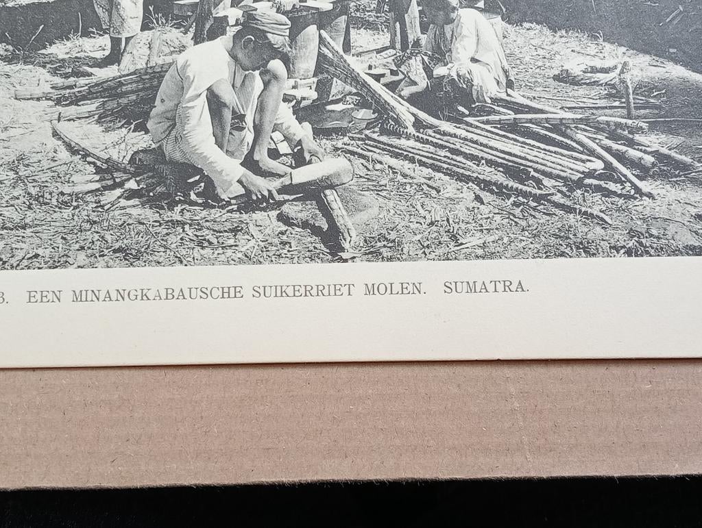 Foto gravure Nederlands Indië Indonesië 1910, Verzamelen, Ophalen of Verzenden, Voor 1940, Zo goed als nieuw, Buitenland