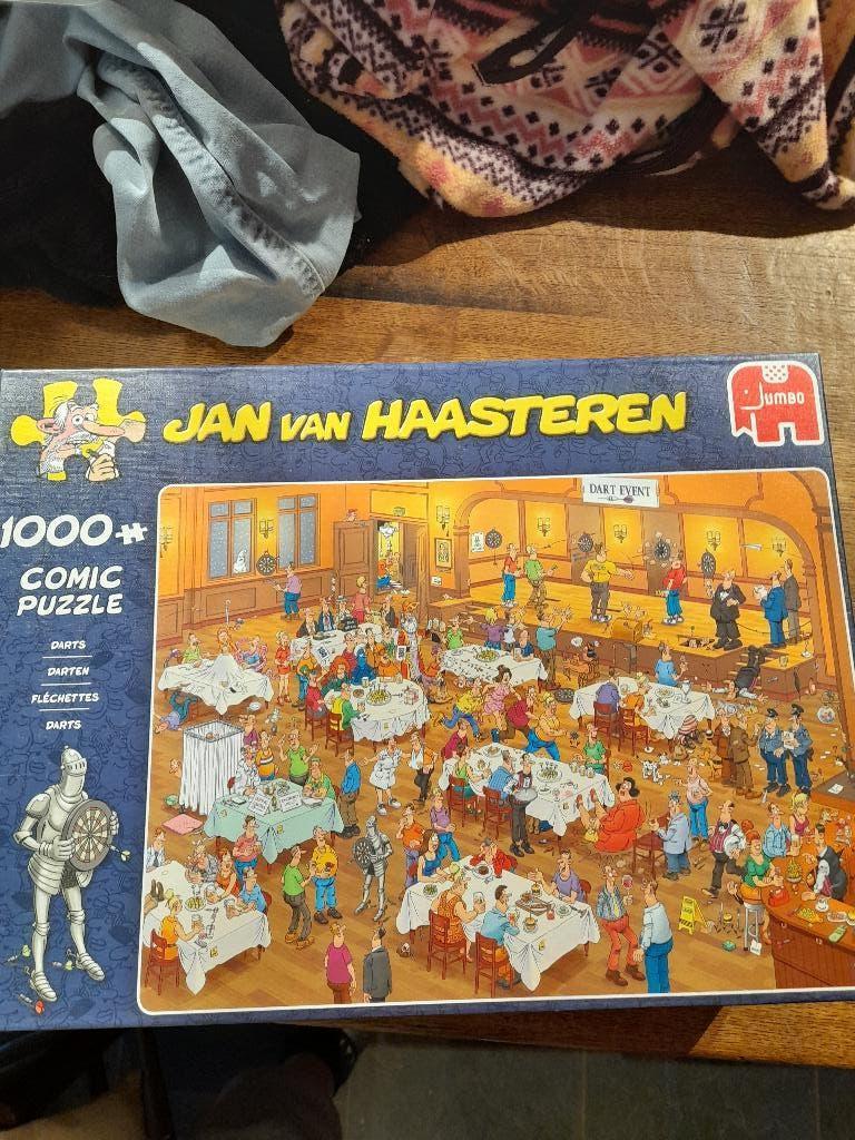 Jan van Haasteren   Darten, Ophalen of Verzenden, 500 t/m 1500 stukjes, Gebruikt, Legpuzzel