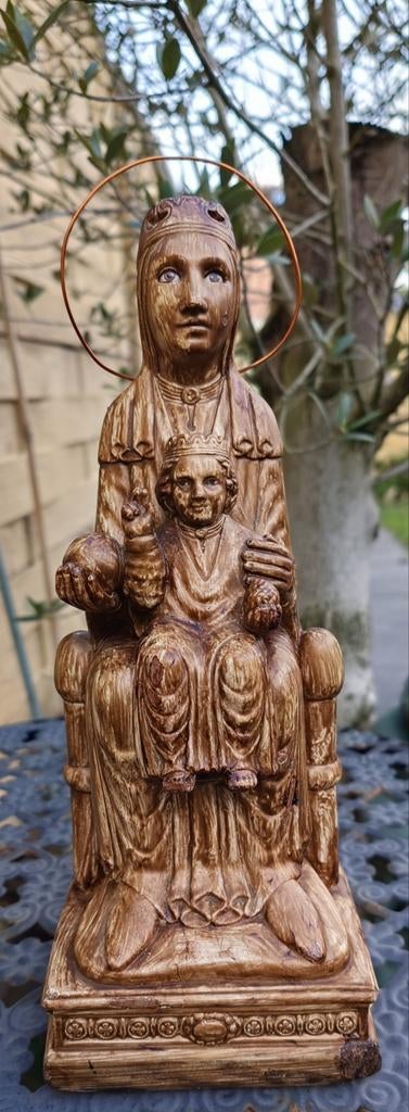 Zwarte Madonna Montserrat religie beeld, Ophalen of Verzenden