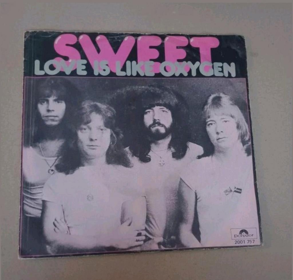 The Sweet - Love Is Like Oxygen, Gebruikt, 7 inch, Single, Ophalen of Verzenden