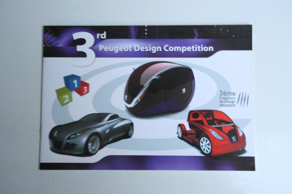 Folder Peugeot 3rd Design Competition (03-2005) (90), Boeken, Ophalen of Verzenden, Nieuw, Peugeot