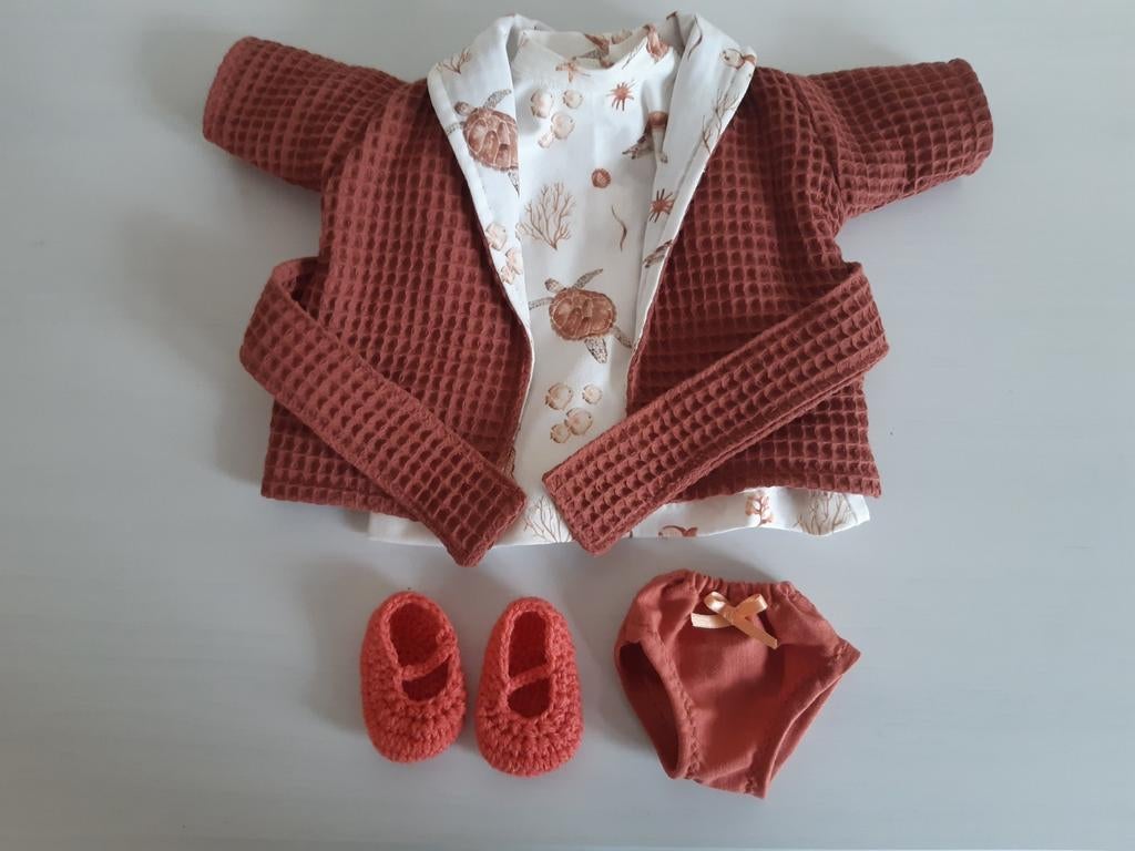 Badjasje, nachtpon,  onderbroekje, slofjes Babyborn 43 cm, Kinderen en Baby's, Speelgoed | Poppen, Ophalen of Verzenden, Nieuw