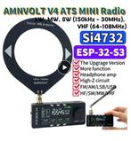 V4 AMNVOLT SI4732 Receiver AM/FM/SSB/LSB/USB Metal case !!, Telecommunicatie, Zenders en Ontvangers, Verzenden, Nieuw, Ontvanger